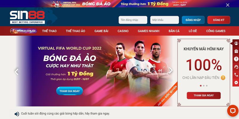 Đăng nhập vào Vn68 và trải nghiệm niềm vui cá cược với tỷ lệ cược hấp dẫn và các tính năng thú vị - Vn68