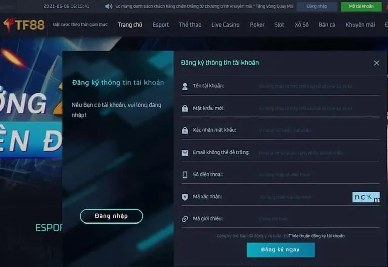 Hướng dẫn đăng ký và tạo tài khoản trên trang web game Kc88 - Kc88